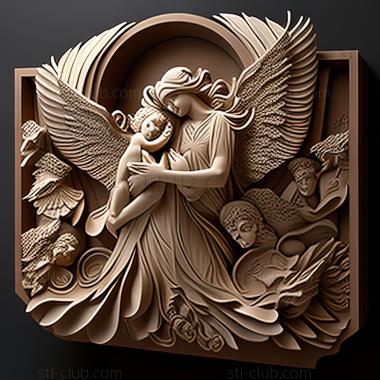 3D модель Сердце ангела Цукаса Ходжо (STL)